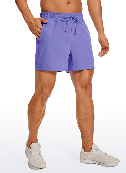 Feathery-Fit Workout Shorts 5''- Linerless