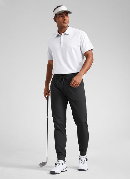 All-Day Comfy Slim-Fit Golf Joggers Pants 32'' with Pockets