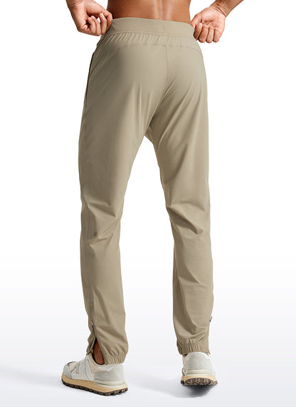 Lightweight Quick Dry Slim-Fit Joggers 31"-Zipper Pockets