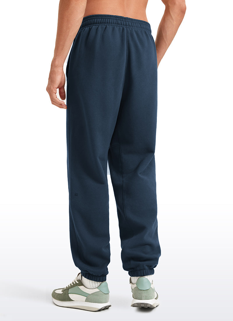 Cotton Fleece Sweatpants with Pockets 32''
