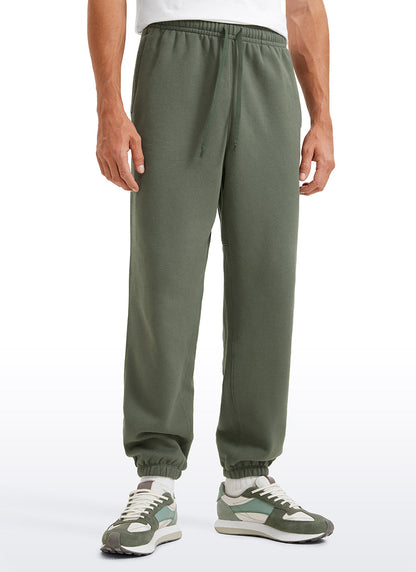 Cotton Fleece Sweatpants with Pockets 32''
