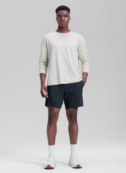 Workout Quick Dry Linerless Pocket Short  7"