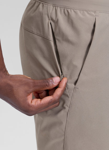 Workout Quick Dry Linerless Pocket Short  7"