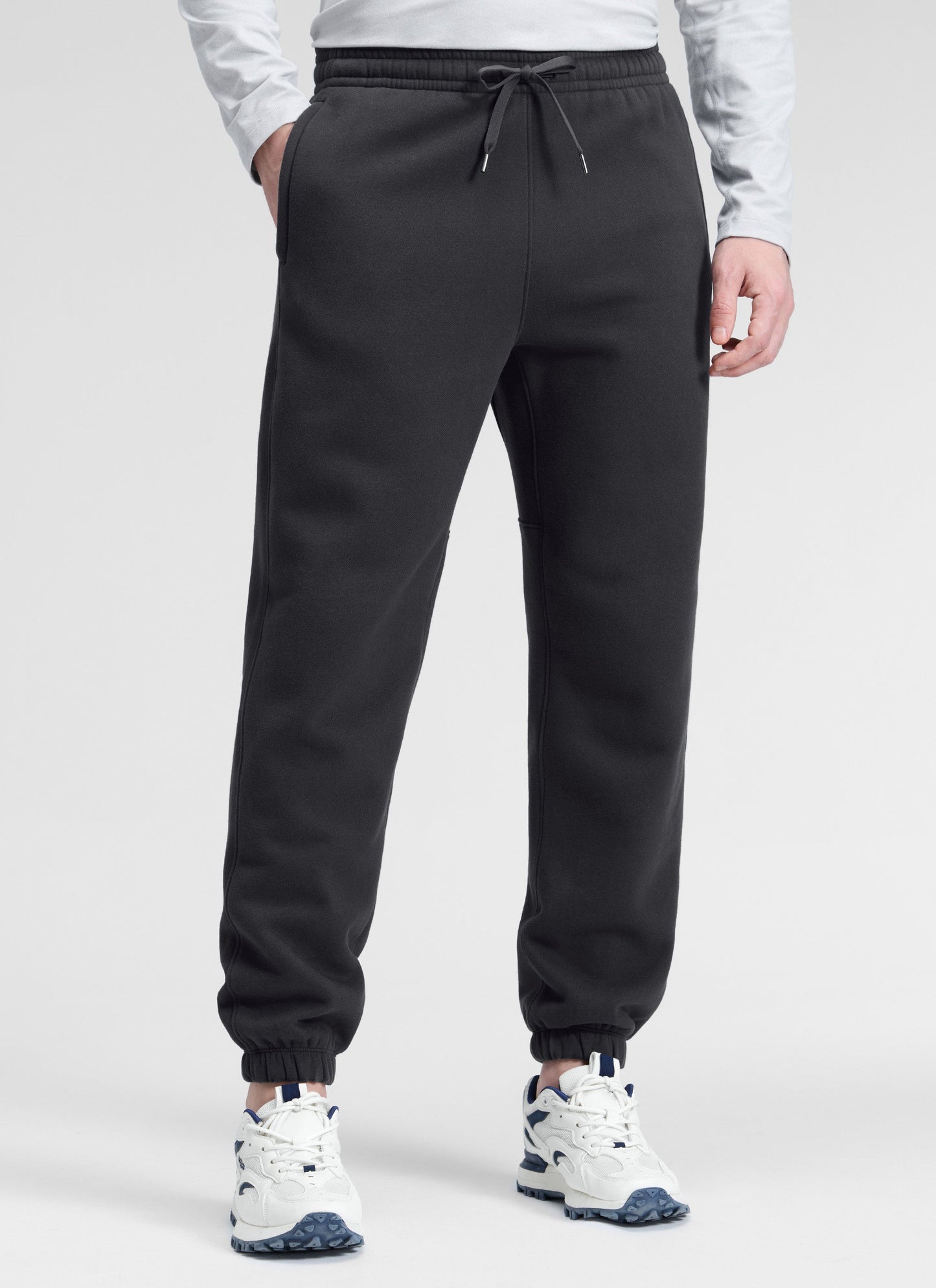 Fleece Lined Zipper Pocket Sweatpant 30"