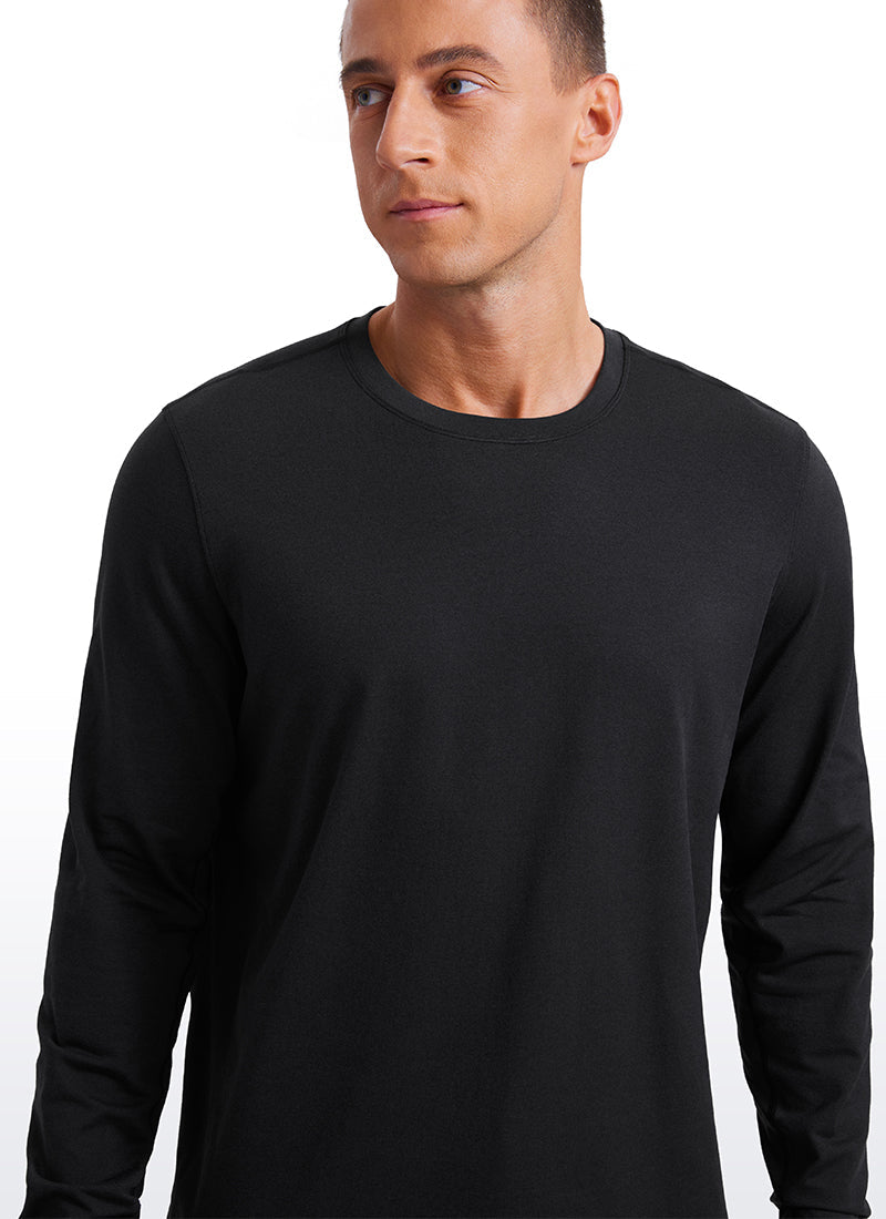 Cloud Jersey Crewneck Long Sleeve Shirts