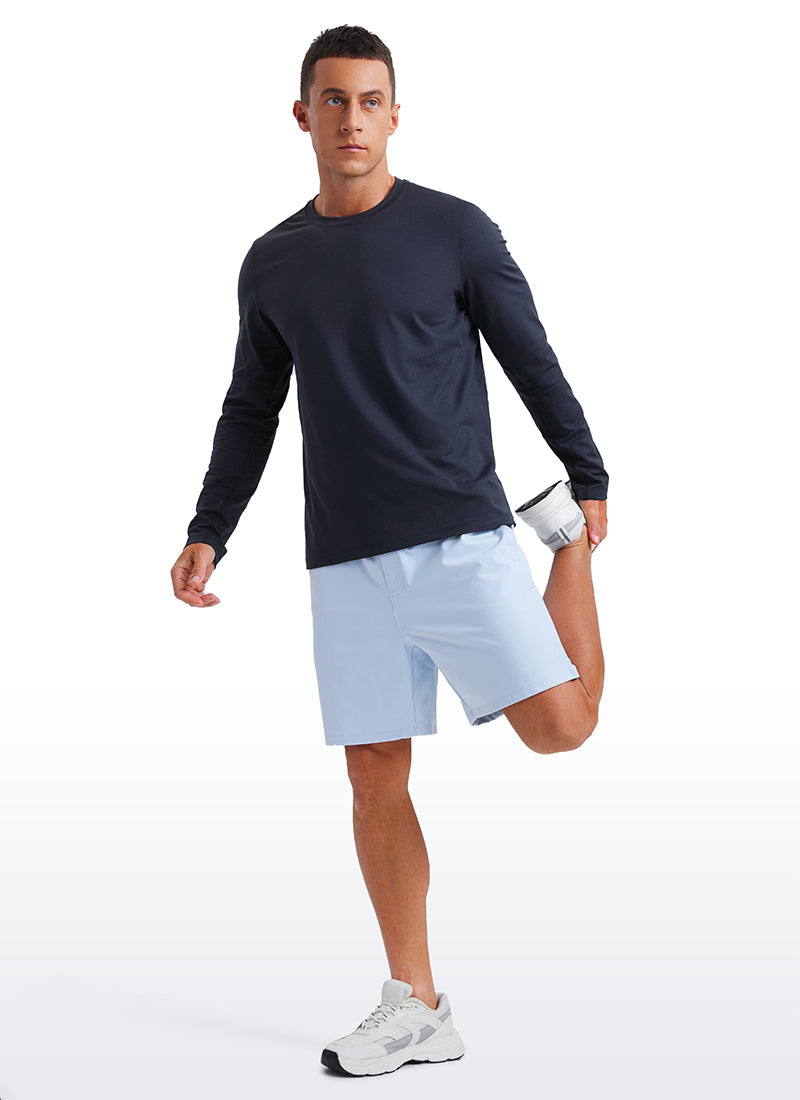 Cloud Jersey Crewneck Long Sleeve Shirts