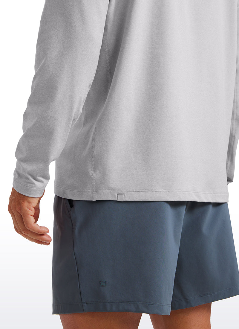 Cloud Jersey Crewneck Long Sleeve Shirts