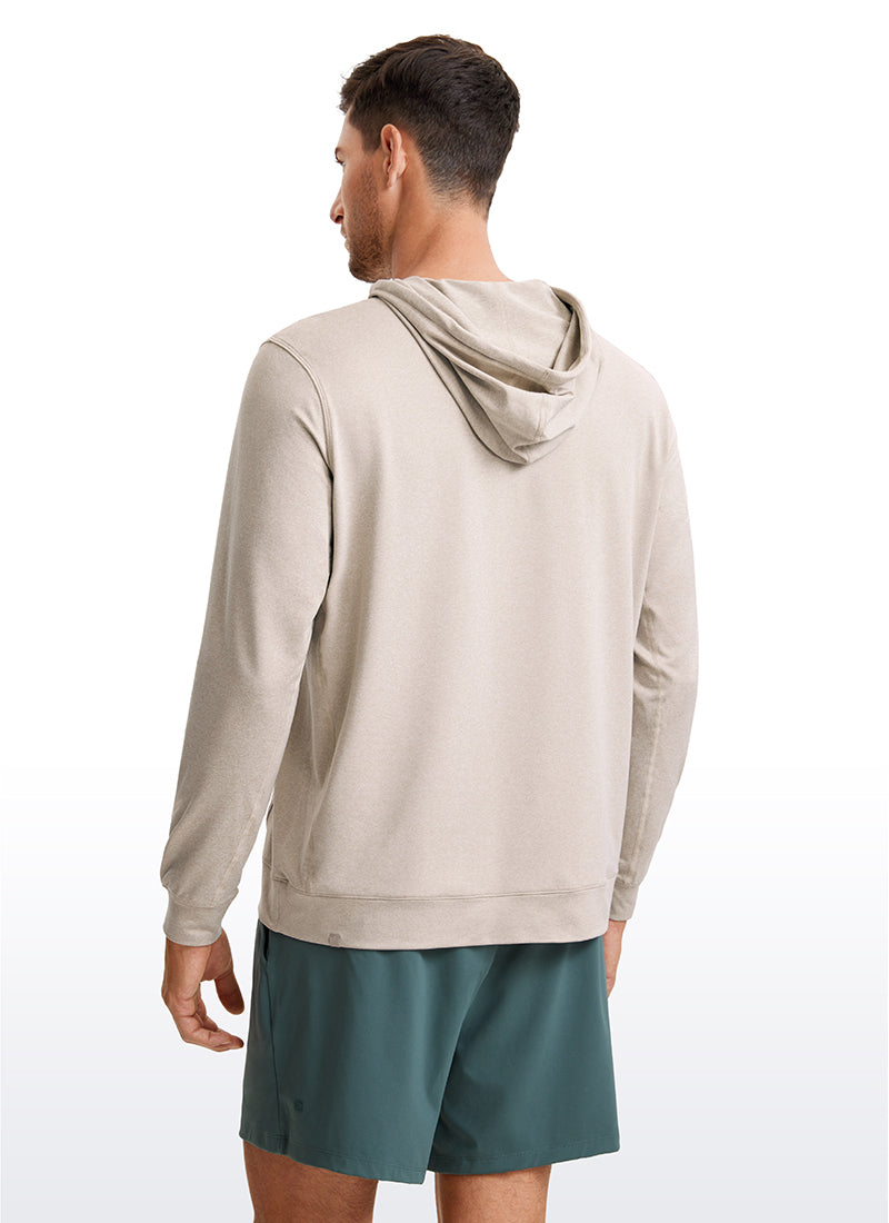 Cloud Jersey Pullover Hoodie Long Sleeve with Pocket