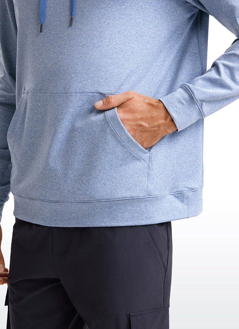 Cloud Jersey Pullover Hoodie Long Sleeve with Pocket