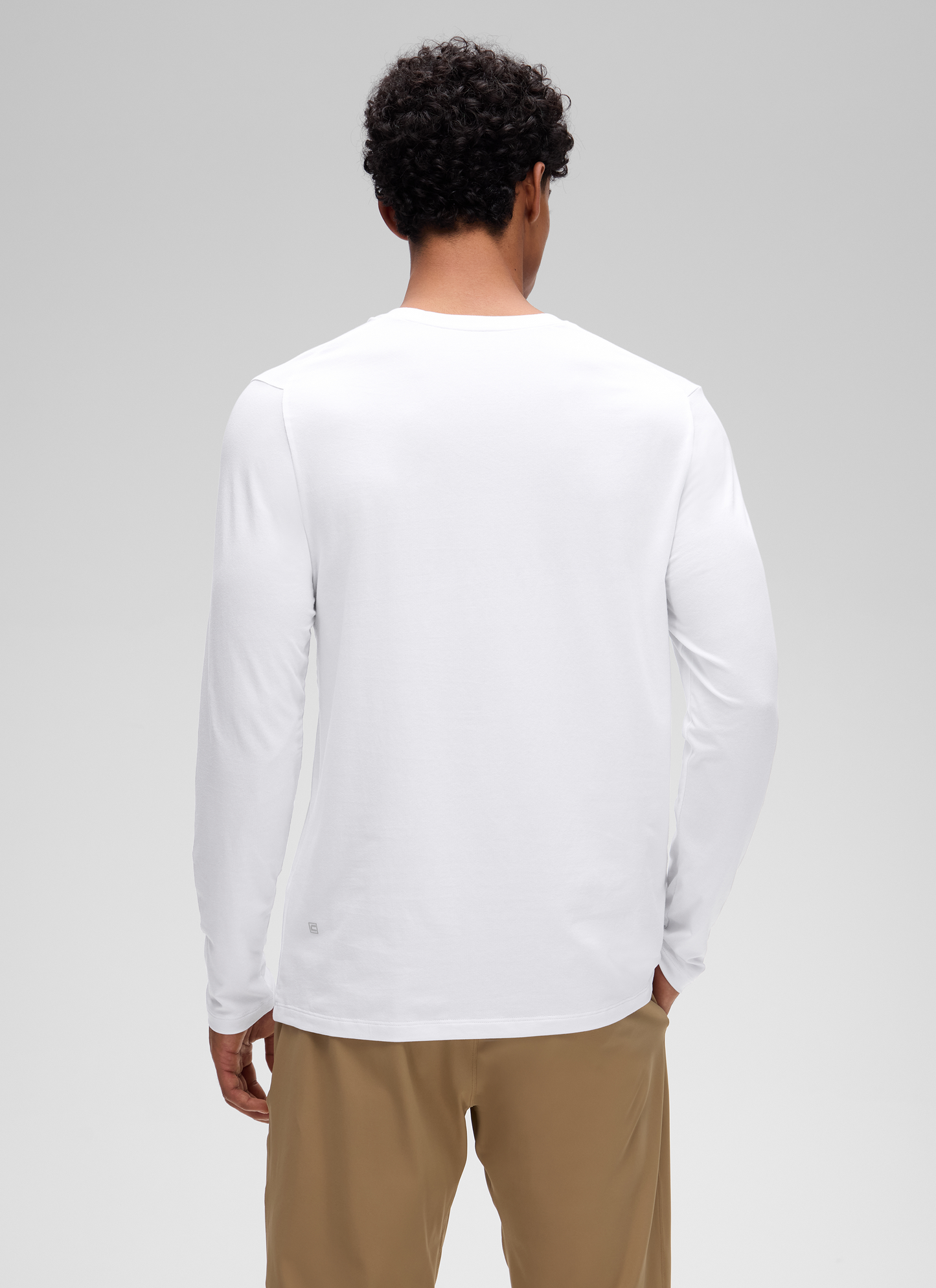 Poly Cotton-Blend Lightweight Long Sleeve