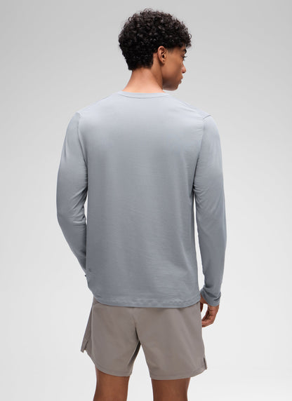 Poly Cotton-Blend Lightweight Long Sleeve