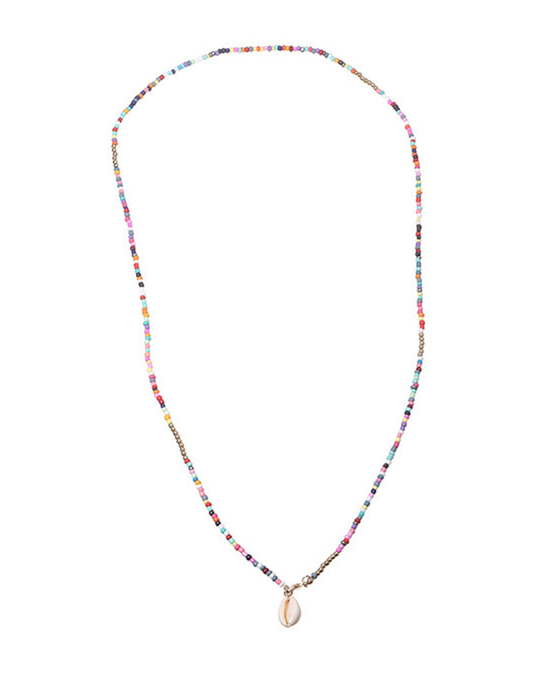 Colorful shell necklace
