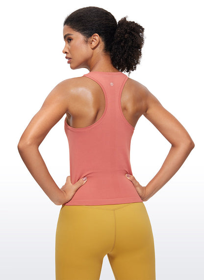 Seamless Scroop Neck Racerback Tank