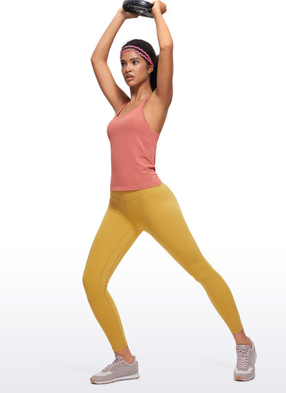 Seamless Scroop Neck Racerback Tank