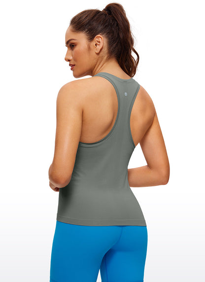 Seamless Scroop Neck Racerback Tank
