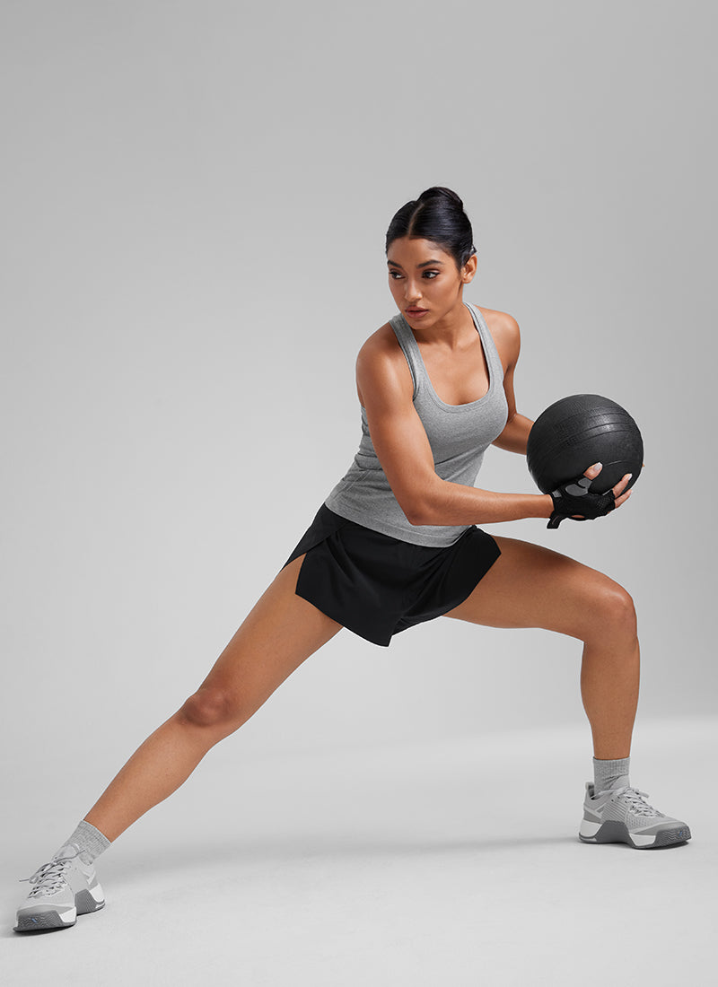 Seamless Racerback Scoop Neck Tank