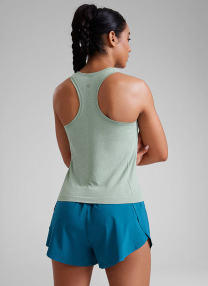 Seamless Racerback Scoop Neck Tank