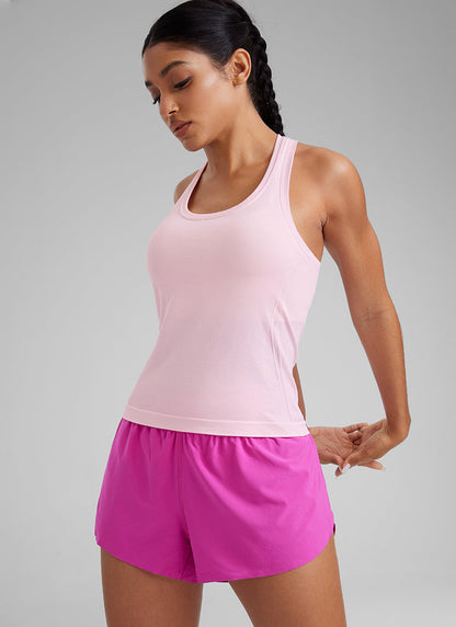 Seamless Racerback Scoop Neck Tank