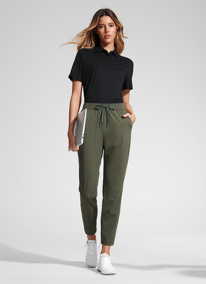 Stretch Drawstring 7/8 Pocket Pant 27''