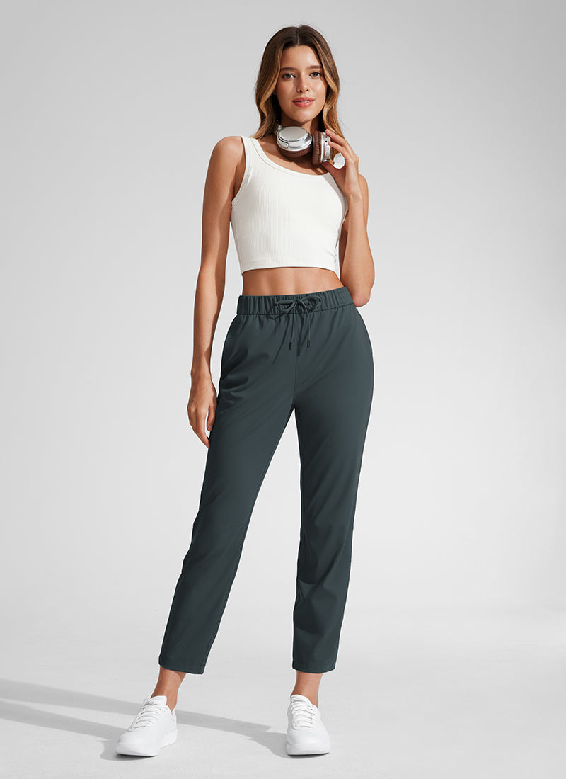 Stretch Drawstring 7/8 Pocket Pant 27''