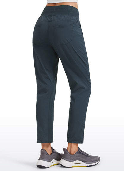 Striped Cinched Leg Pocket Pant 27''