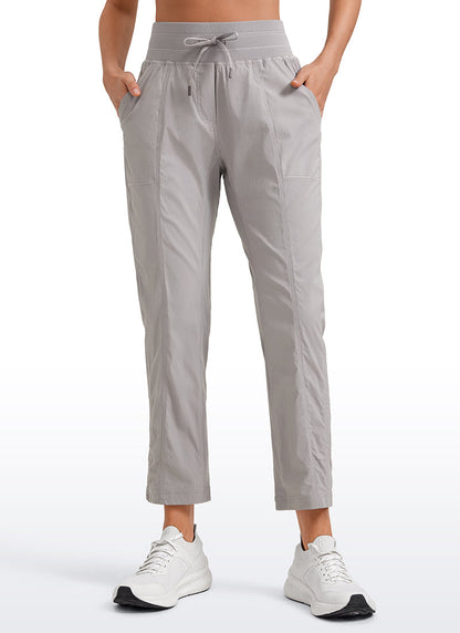 Striped Cinched Leg Pocket Pant 27''