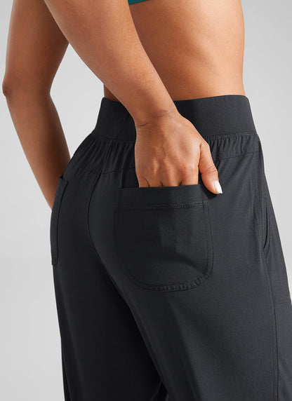 Feathery-Fit Drawstring Pocket Jogger 28''