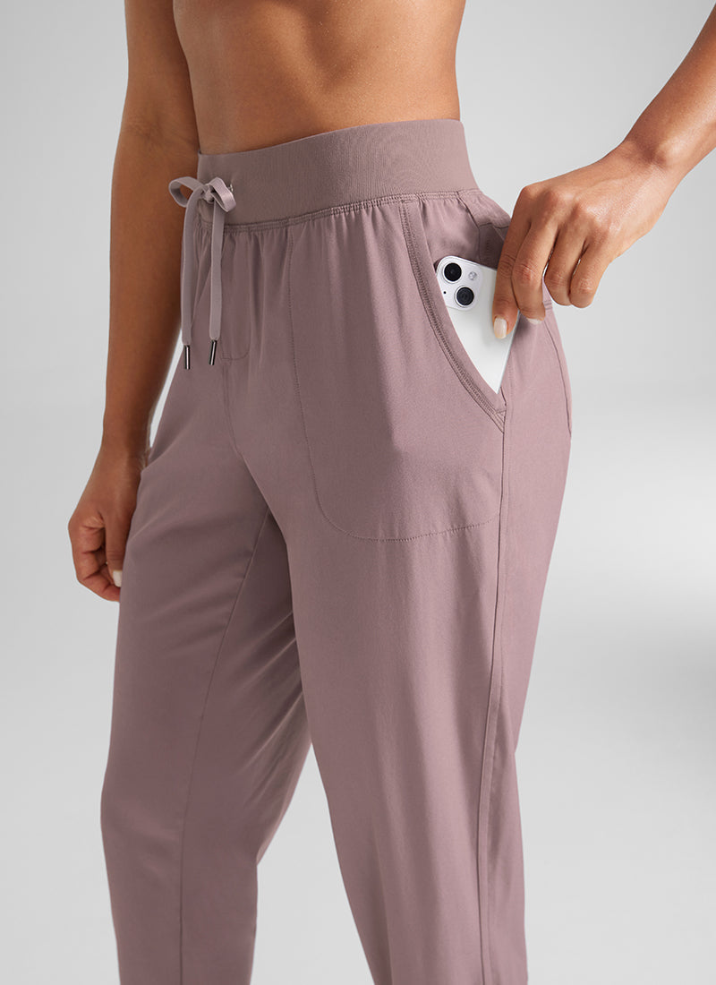 Feathery-Fit Drawstring Pocket Jogger 28''