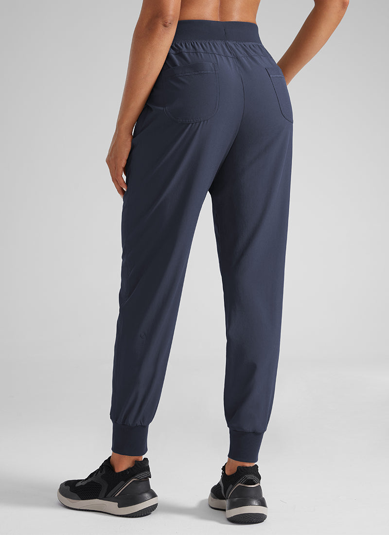 Feathery-Fit Drawstring Pocket Jogger 28''