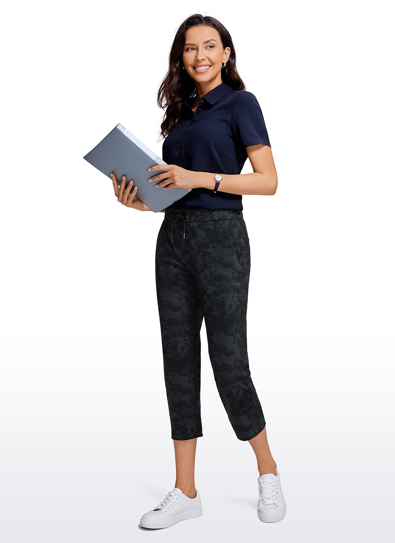 Stretch Cropped Pocket Pant 23''