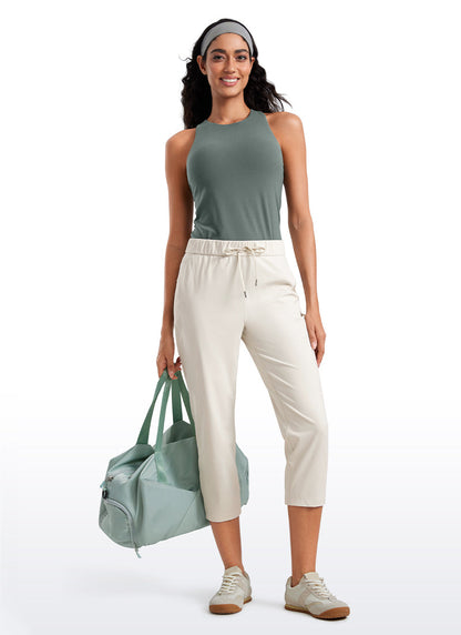 Stretch Cropped Pocket Pant 23''