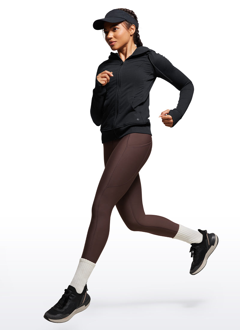 Thermal Fleece Lined Pocket Legging 28''