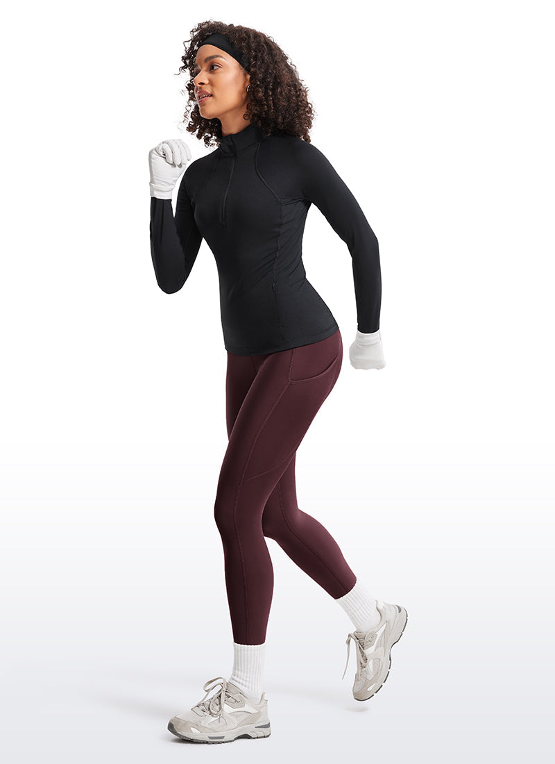 Thermal Fleece Lined Pocket Legging 28''