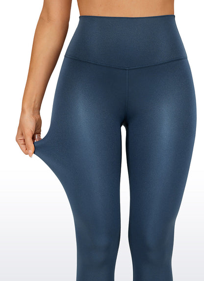 Matte Faux Leather Legging 25''