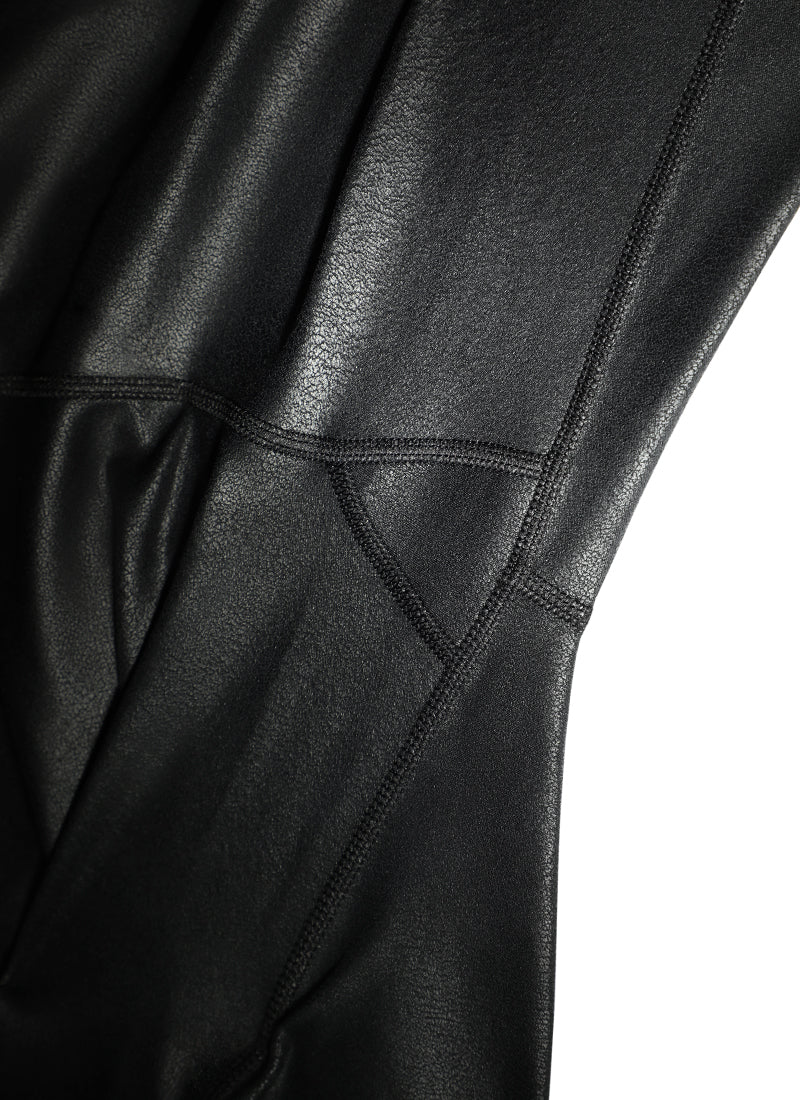 Matte Faux Leather Legging 25''