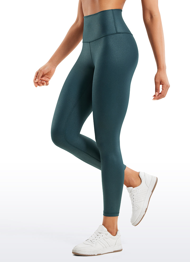 Matte Faux Leather Legging 25''