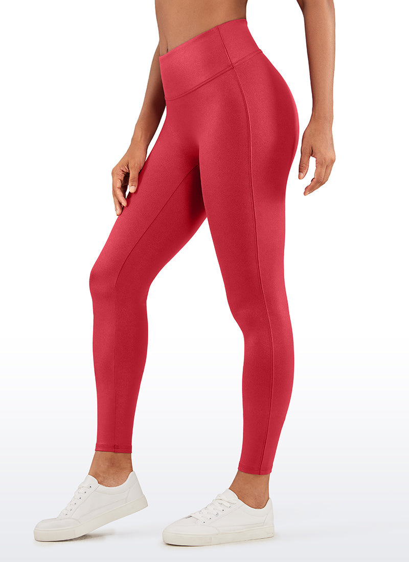 Faux Leather No Front Seam Legging 26.5''