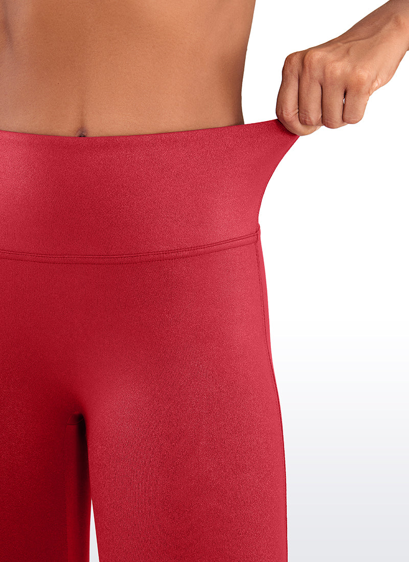 Faux Leather No Front Seam Legging 26.5''