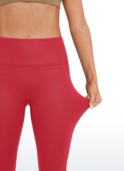 Faux Leather No Front Seam Legging 28''