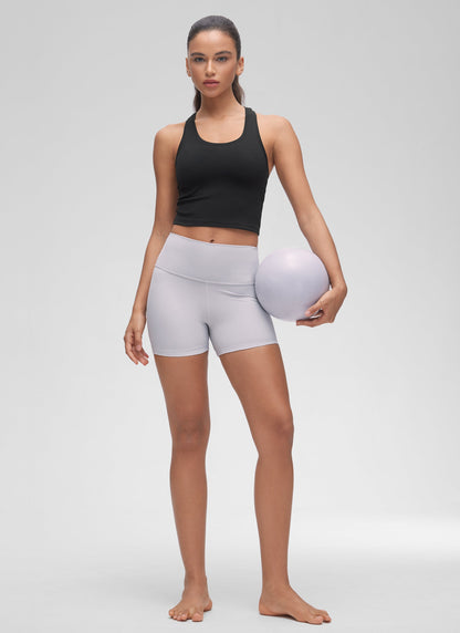Butterluxe Cropped Racerback Tank