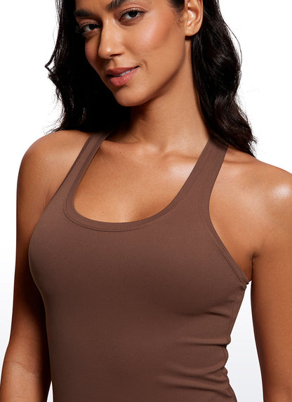 Butterluxe Hip Length  Racerback Tank