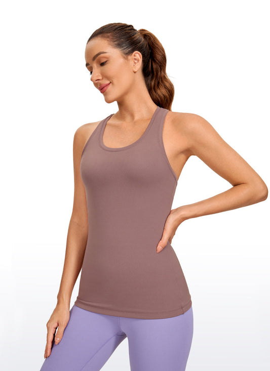 Butterluxe Hip Length  Racerback Tank