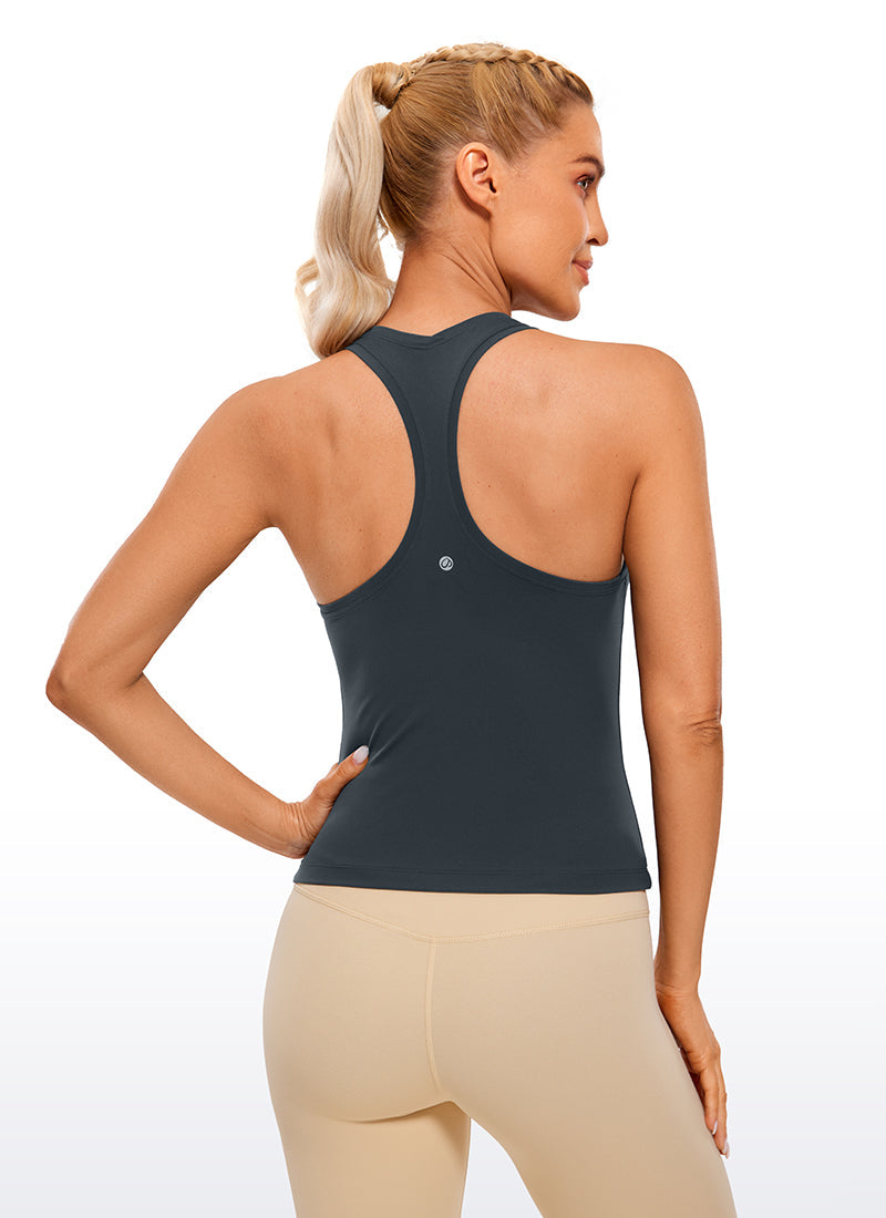 Butterluxe Racerback Waist Length Tank