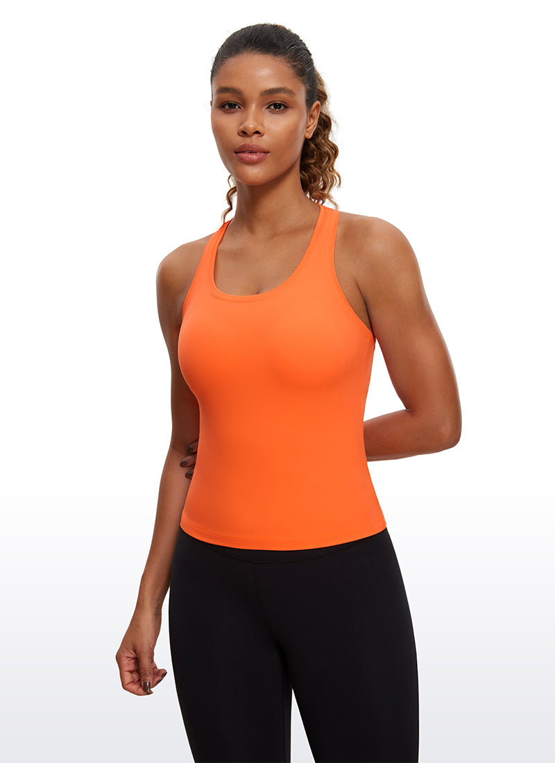 Butterluxe Racerback Waist Length Tank