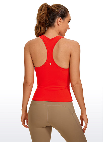 Butterluxe Racerback Waist Length Tank