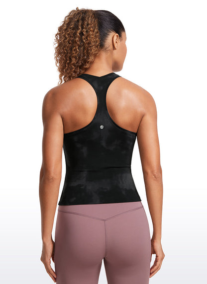 Butterluxe Racerback Waist Length Tank