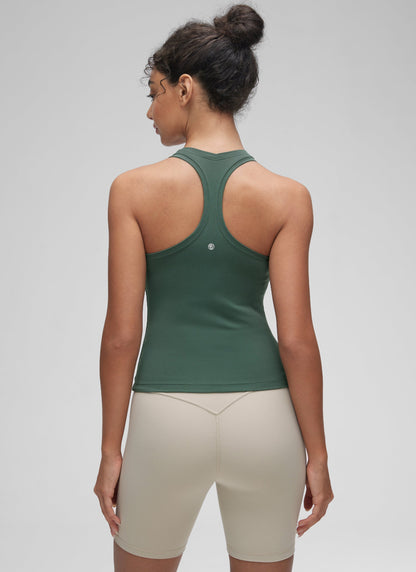 Butterluxe Racerback Waist Length Tank