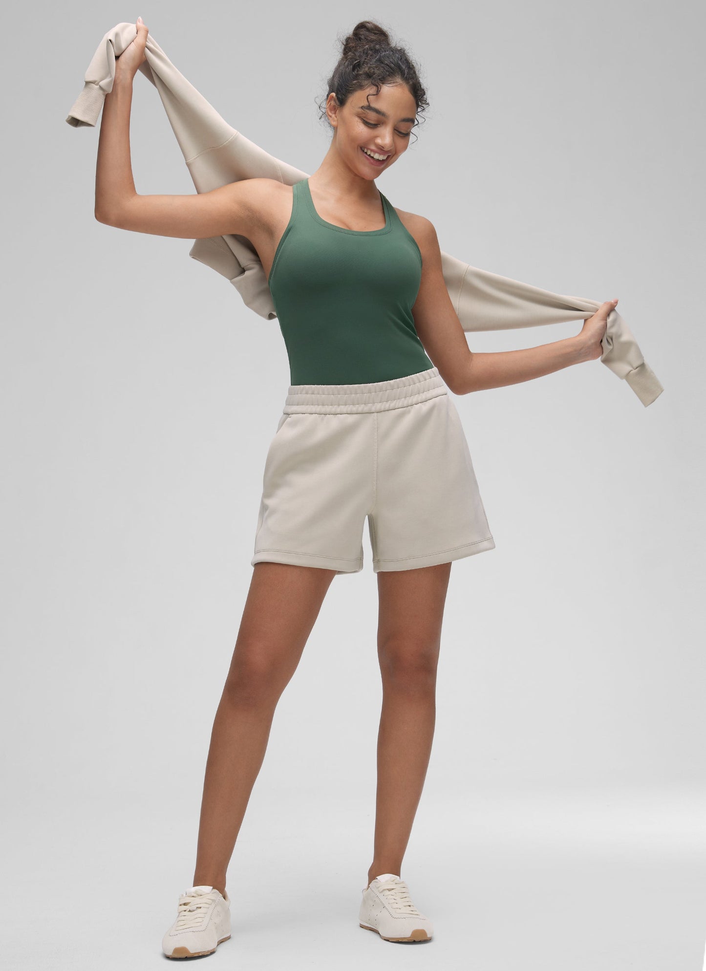 Butterluxe Racerback Waist Length Tank