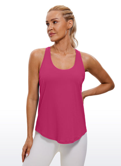 Pima Cotton Hip Length Racerback Tank