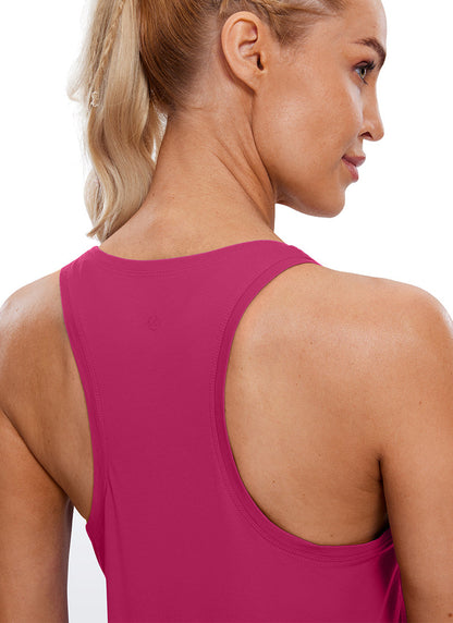 Pima Cotton Hip Length Racerback Tank